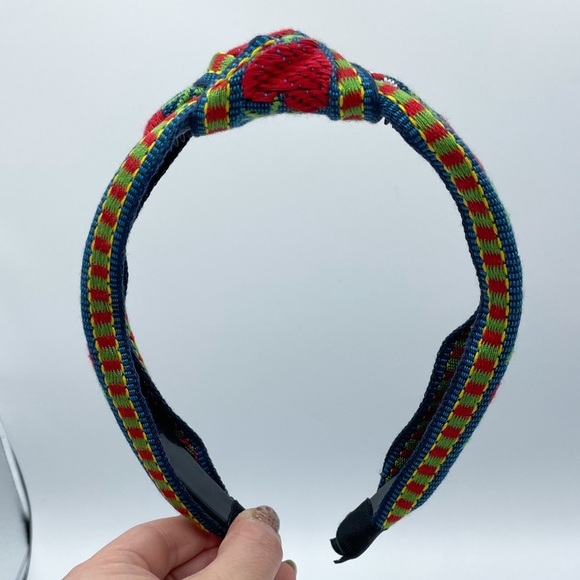 Set of 2 Knot Headbands with Embroidered Fruit & Floral Motifs - Picture 7 of 9